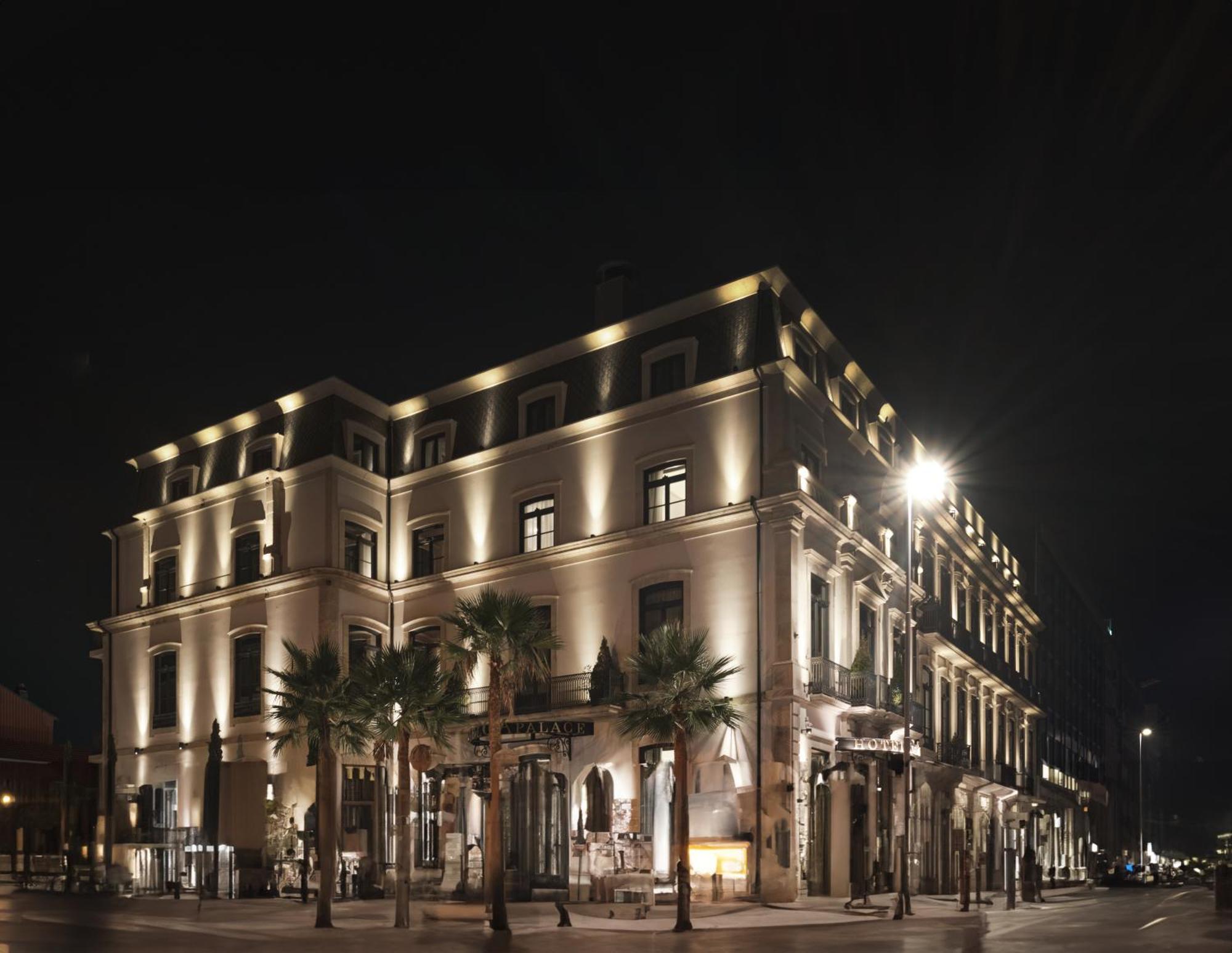 פורטו Ga Palace Hotel & Spa, A Xixth-Century Villa מראה חיצוני תמונה The hotel at night