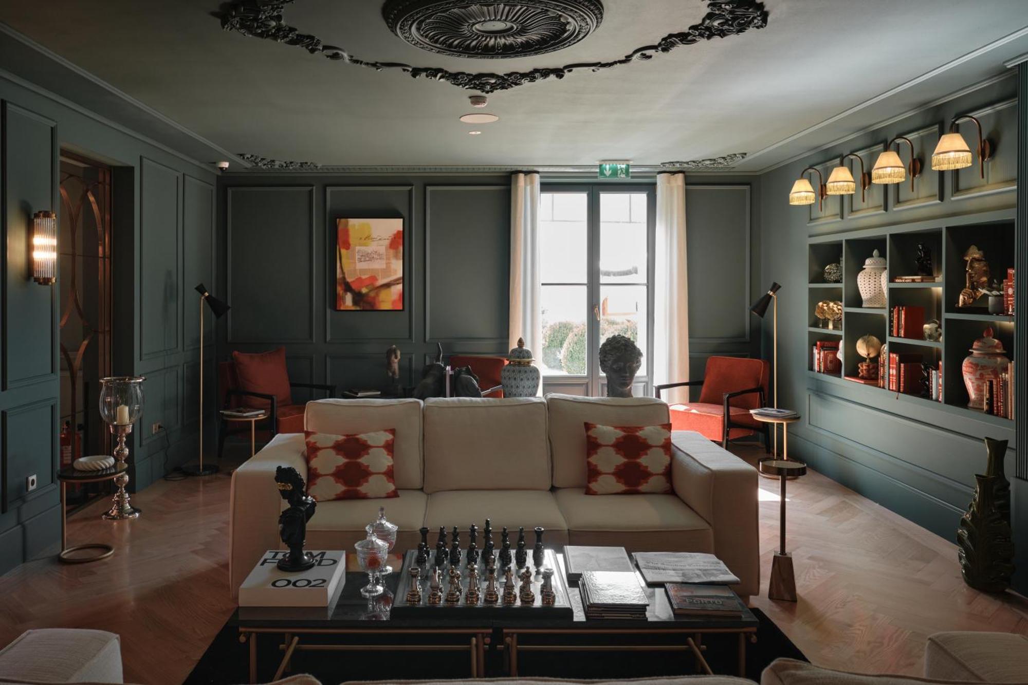 פורטו Ga Palace Hotel & Spa, A Xixth-Century Villa מראה חיצוני תמונה The library